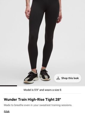 lululemon athletica Wunder Train High-Rise Tight - Black